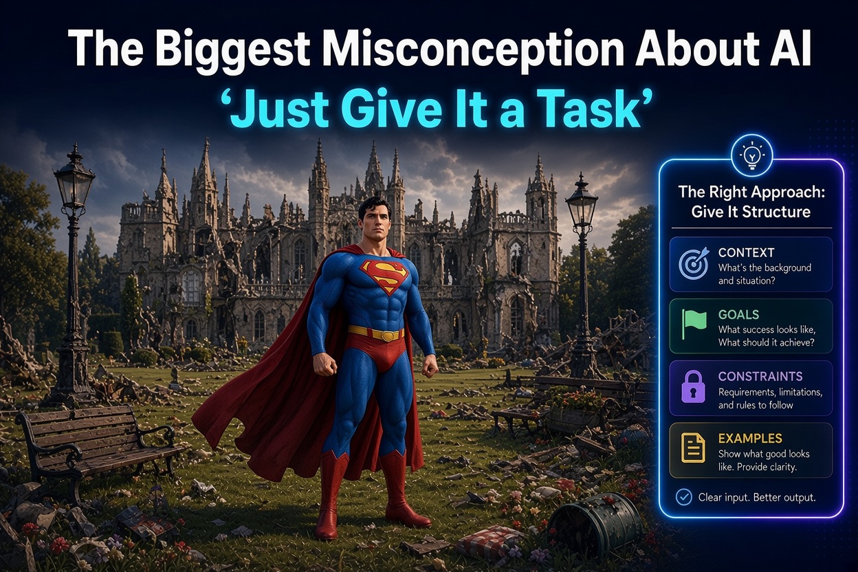 The Biggest Misconception About AI: "Just Give It a Task"